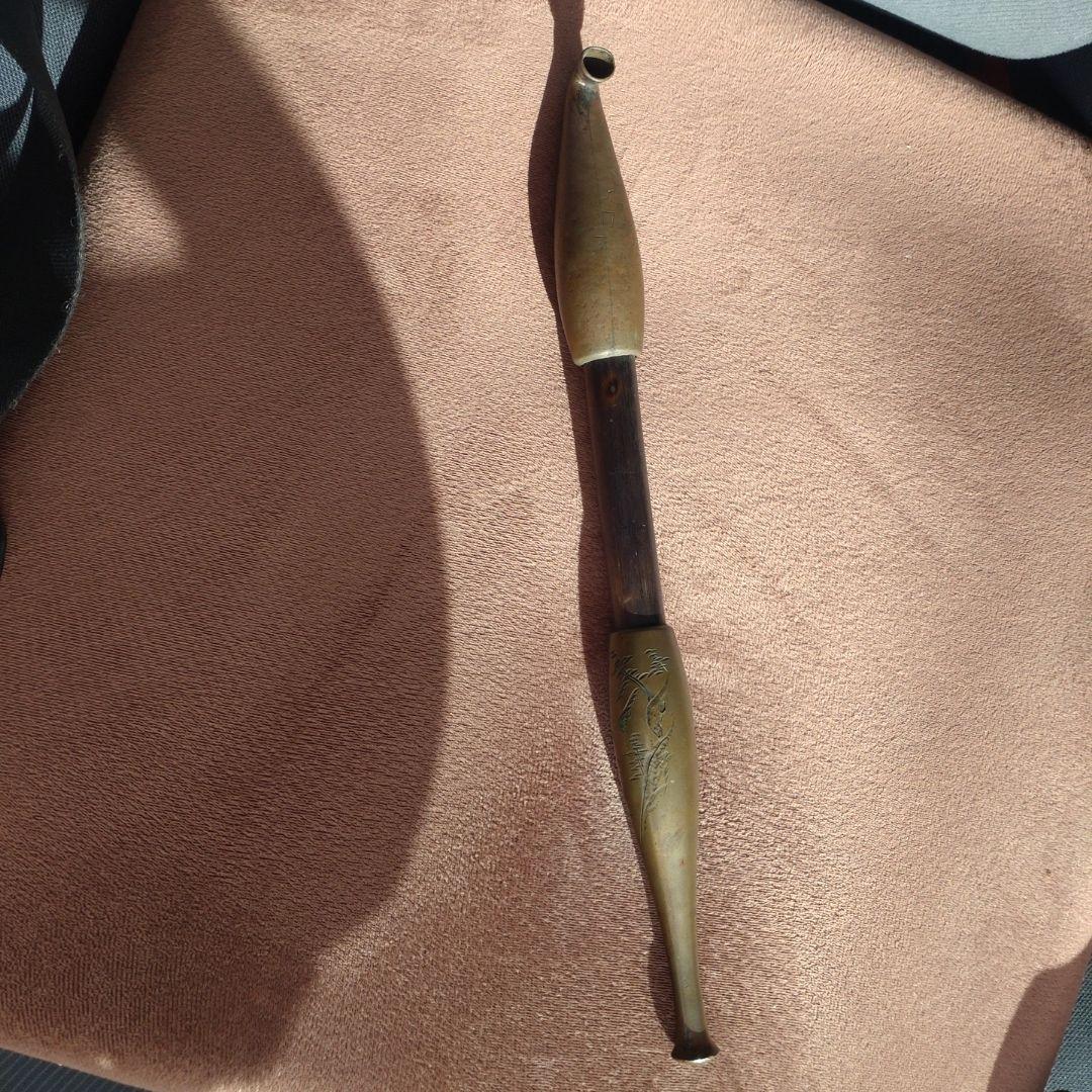 希少アンティーク彫刻キセル