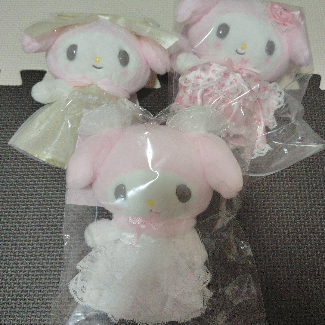 三点サンリオ　マイメロディ　マスコットホルダー　レディマイメロディ