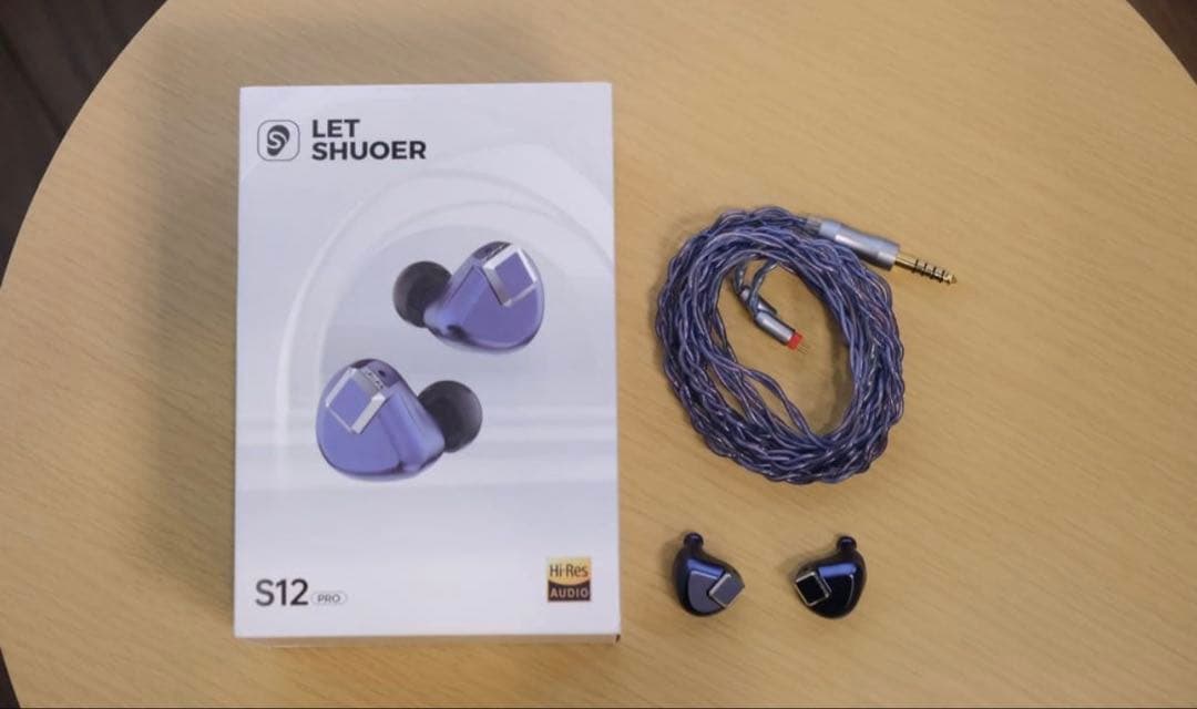 イヤホン LETSHUOER S12 PRO + Tripowin Altea