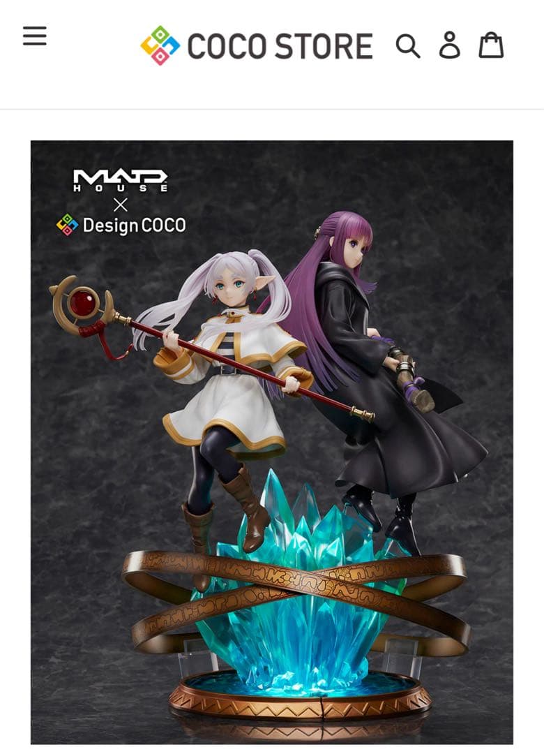 【最終価格】葬送のフリーレン フリーレン＆フェルン マッドハウス×デザインココ