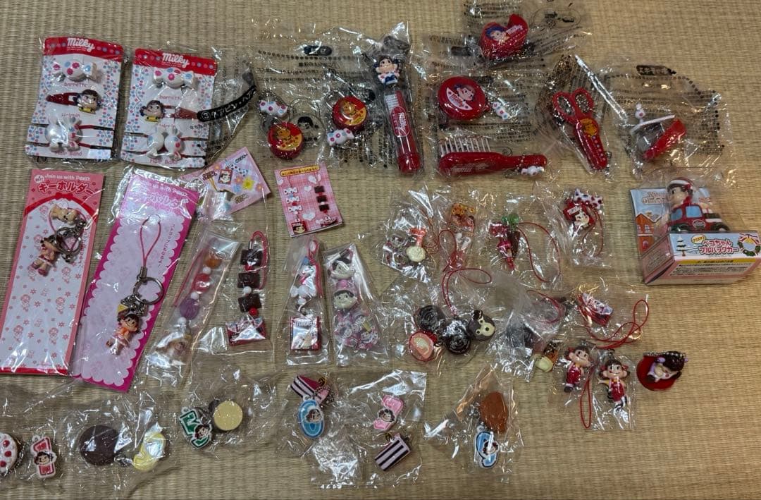 milkyぺこちゃんグッズセット 35個 未使用品　不二家