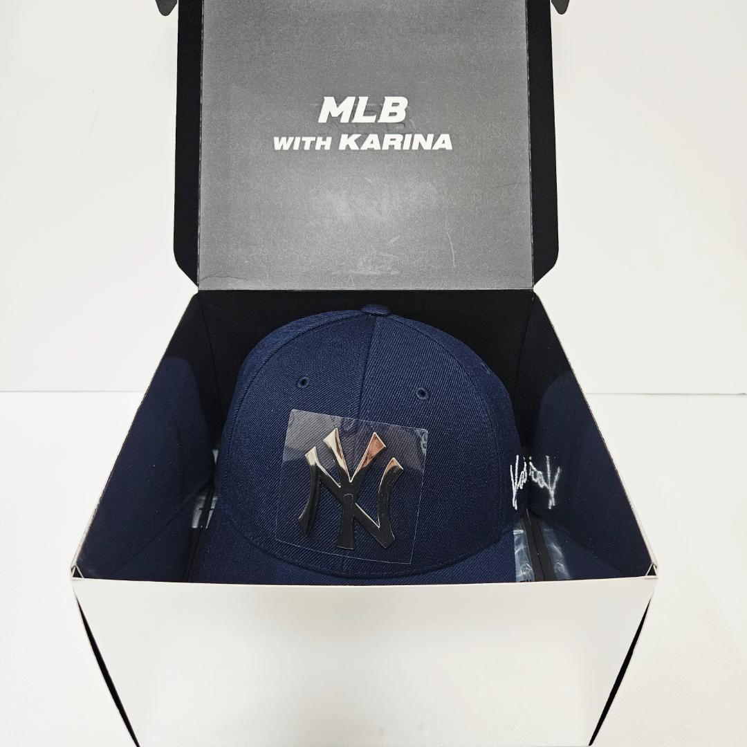 ★期間限定★ aespa カリナ MLB キャップ 57 帽子 KARINA