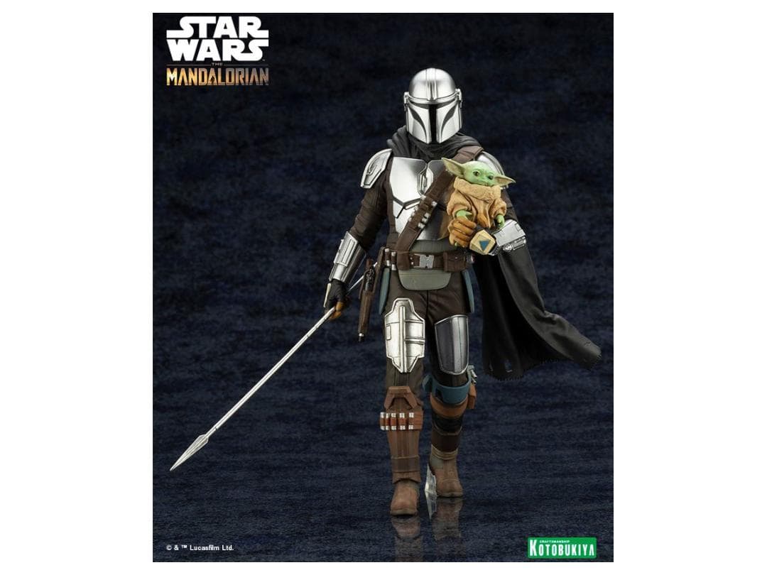 【新品】ARTFX+ マンダロリアン & グローグー withベスカースタッフ