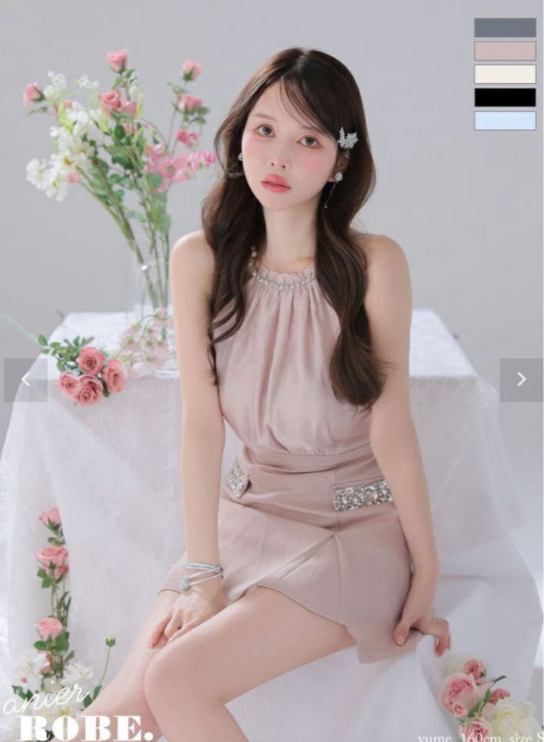 アニエルローブドフルールブリエ ピンク Sサイズ