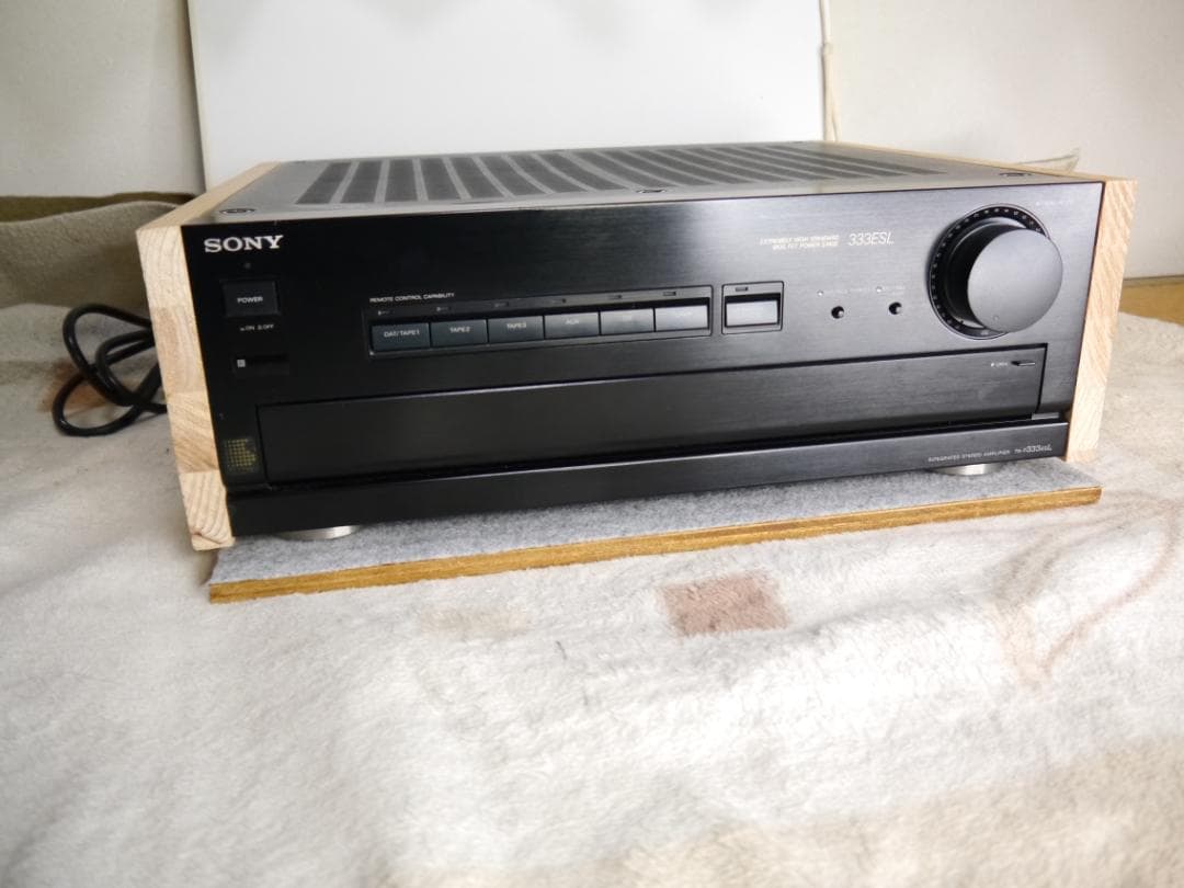 SONYプリメインアンプ　TA-F333 ESL　メンテ整備　動作品