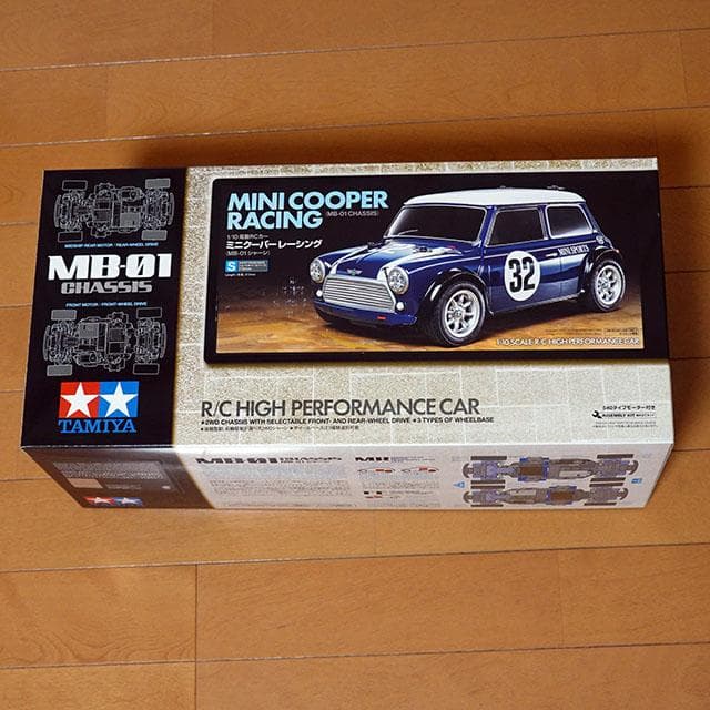 タミヤ 1/10RC ミニクーパーレーシング (MB-01シャーシ) 【未組立】