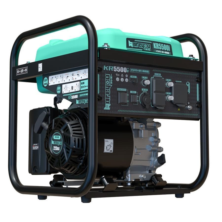 ★業界最小★Kareyouインバーター発電機 4.8kVA ガソリン 正弦波 低