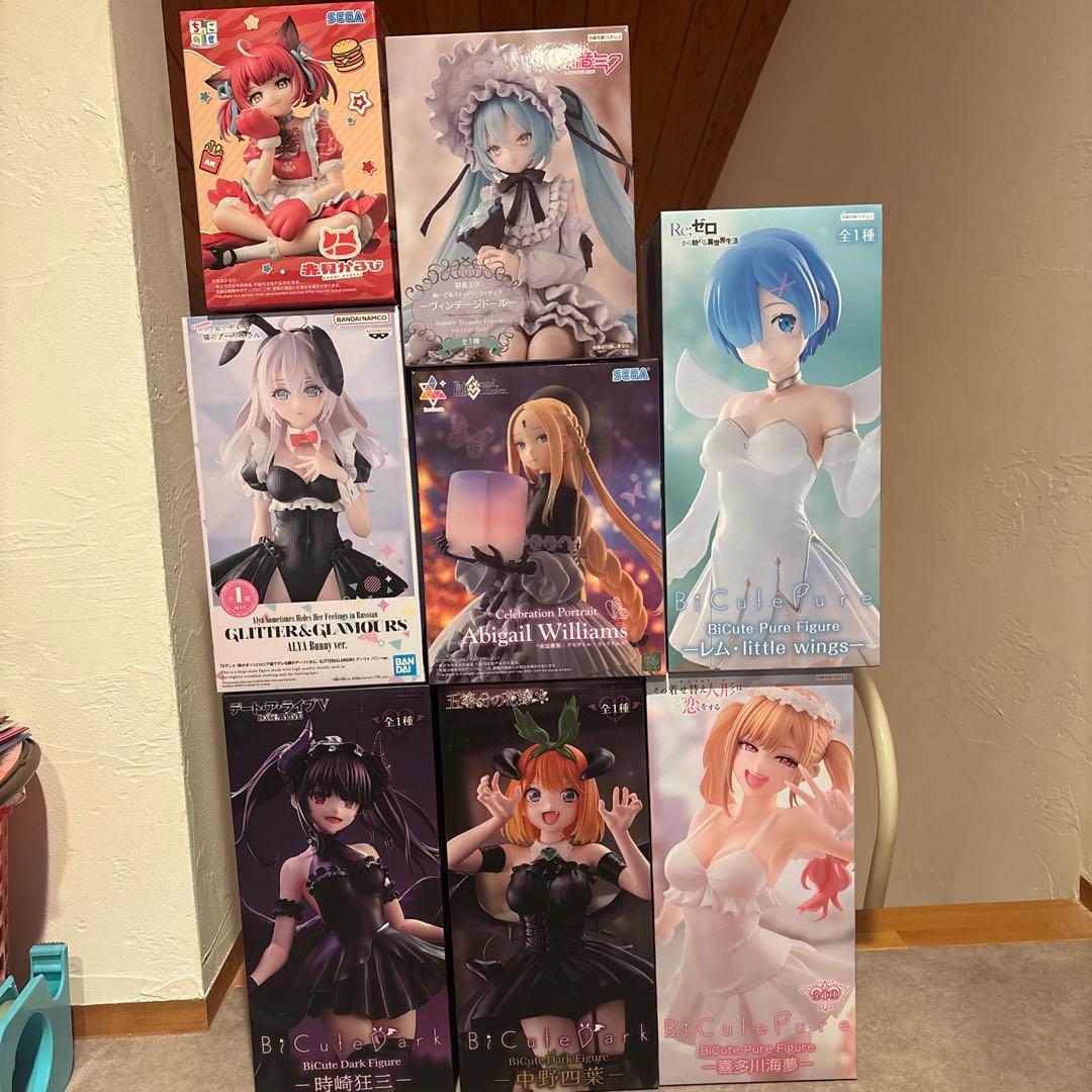 美少女　プライズフィギュアセット