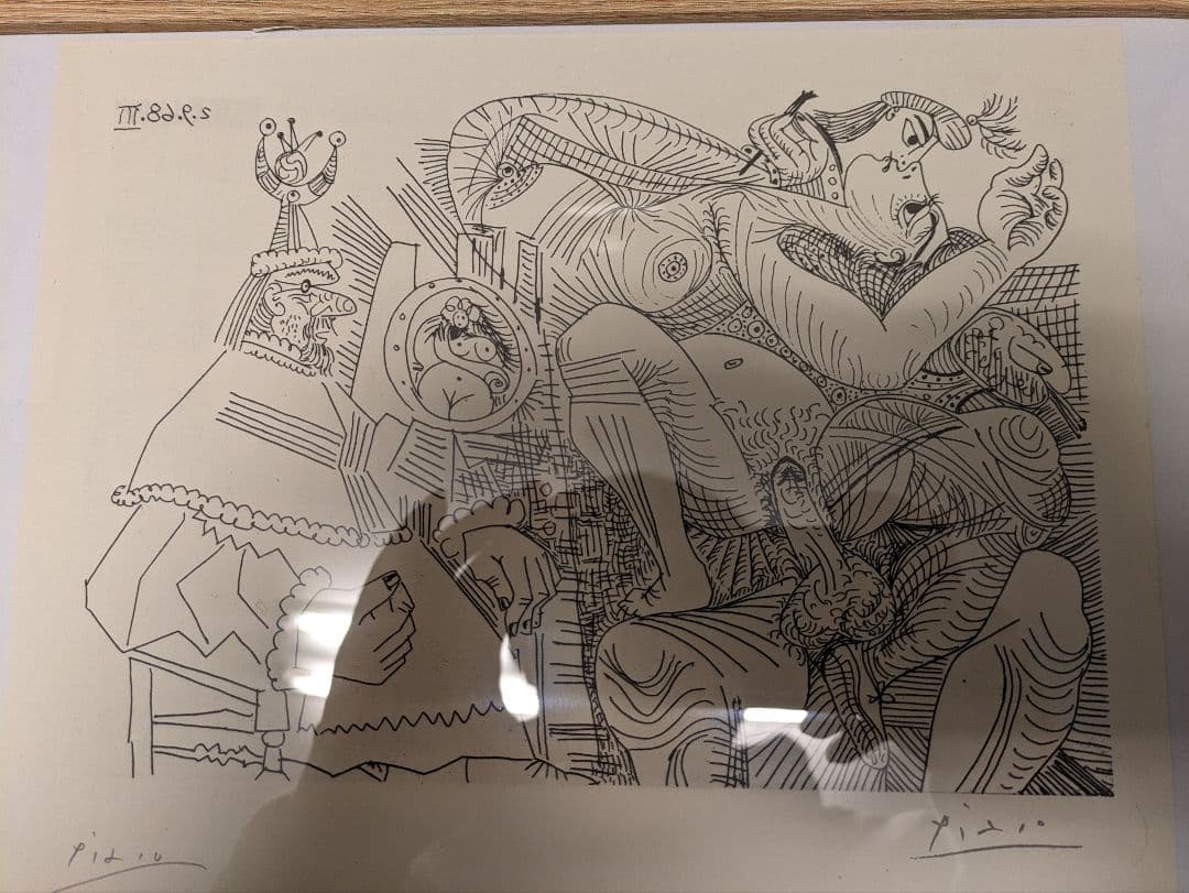【未使用】【ピカソ 真作】真作保証紙COA付き✰大変希少なエッジング画集✰