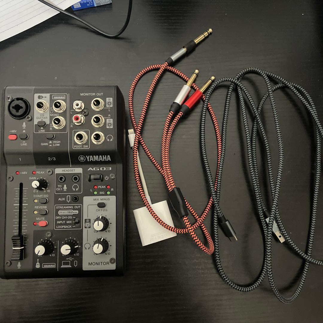 YAMAHA AG03MK2 オーディオインターフェイス 本体