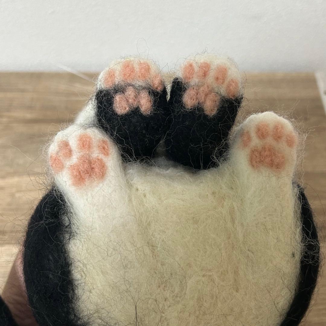 羊毛フェルト 猫