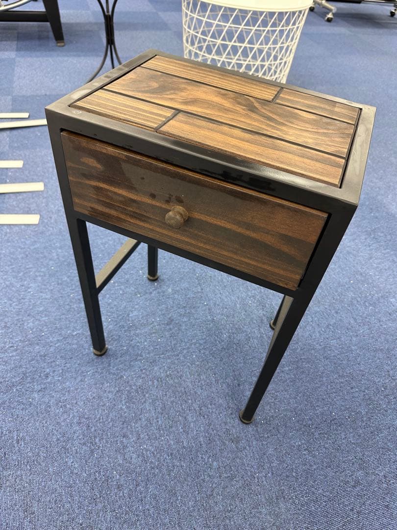 ダークブラウン サイドテーブル 55cm