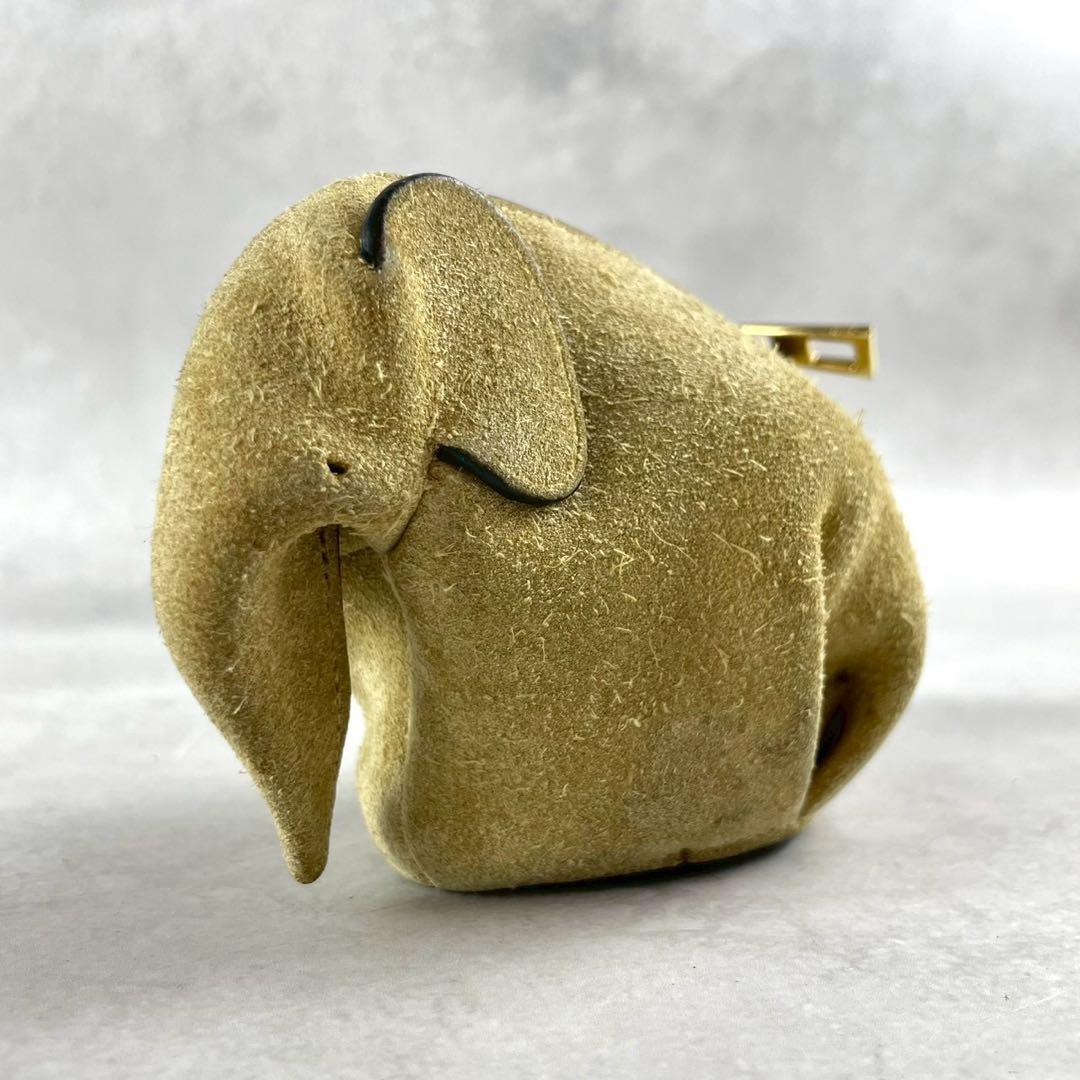 LOEWE ロエベ ケース アクセサリーポーチ スエード エレファント