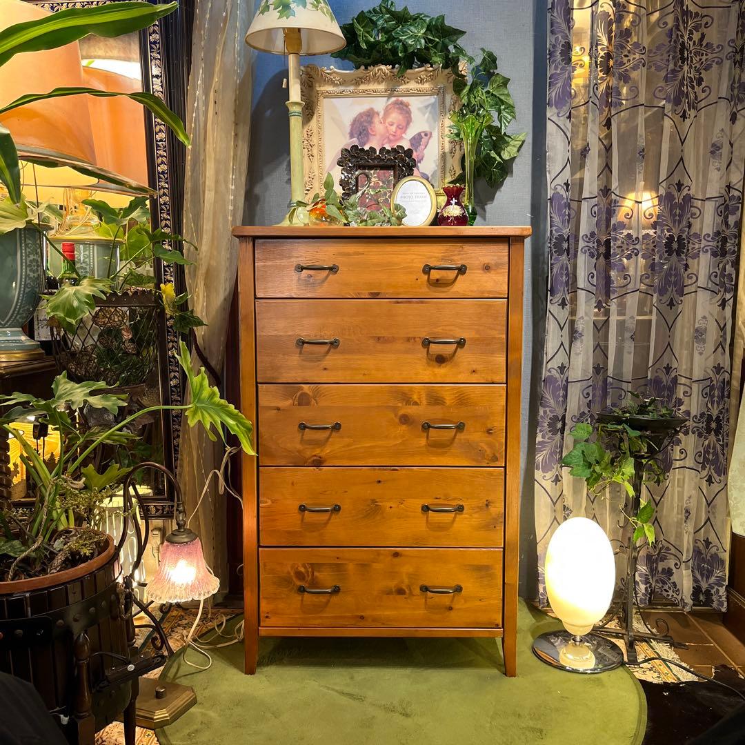 Sale フレンチカントリー　パインソリッド　クラシック　チェストキャビネット