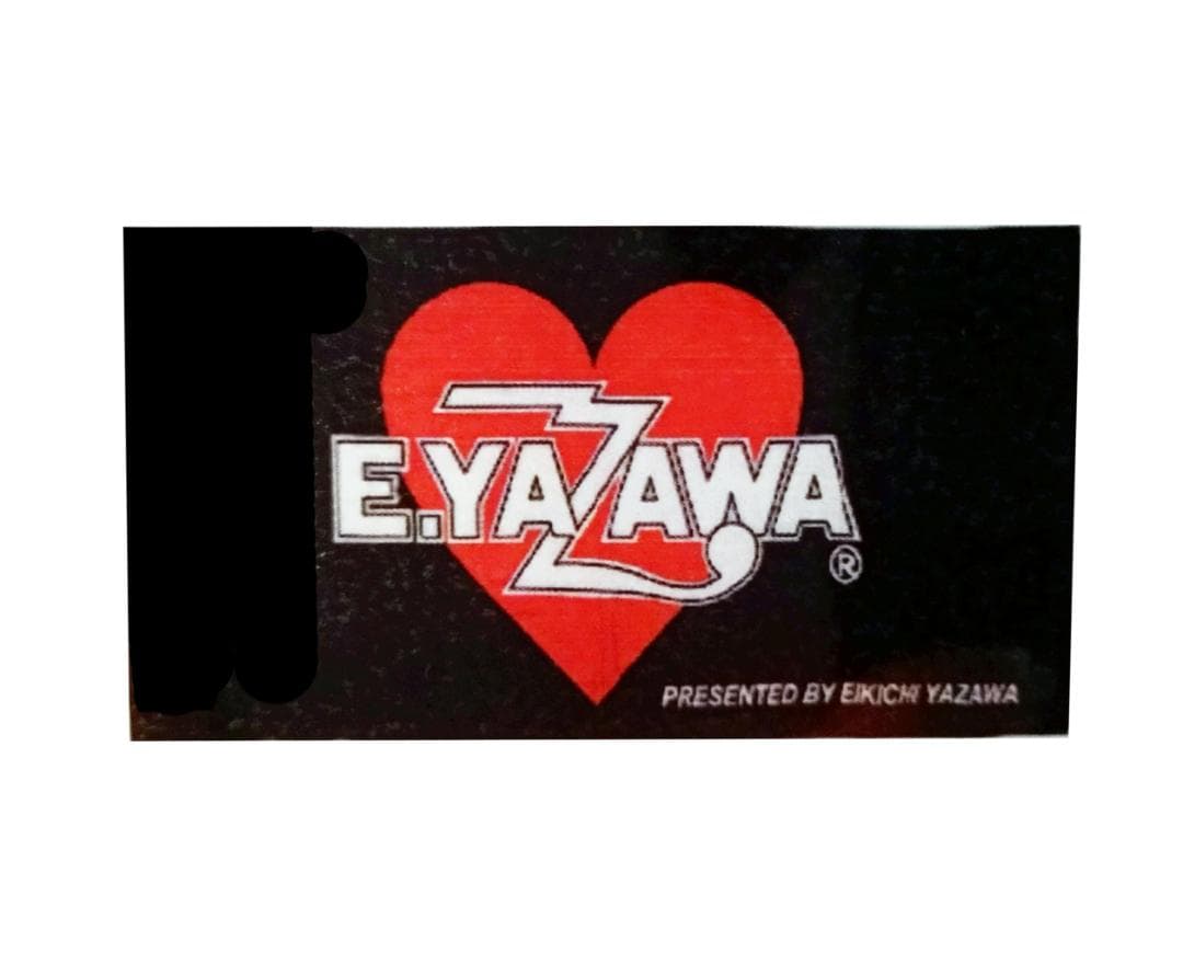 矢沢永吉 SBT スペシャルビーチタオル 12 (ロゴハート)黒白赤