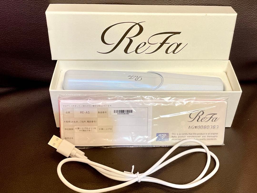 ReFa フィンガーアイロン フィンガーヘアアイロン ホワイト