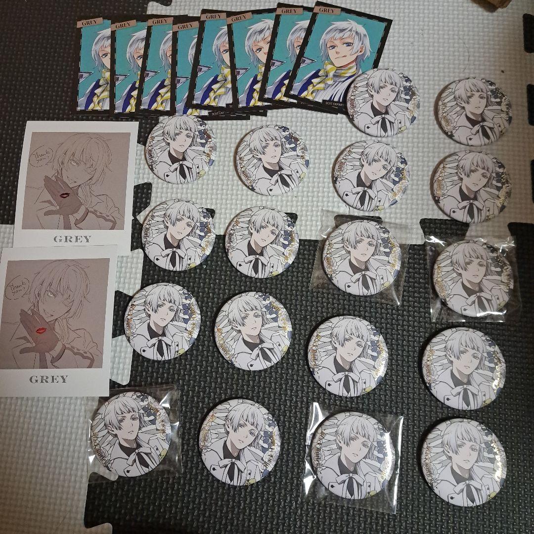 黒執事 缶バッジ グレイ