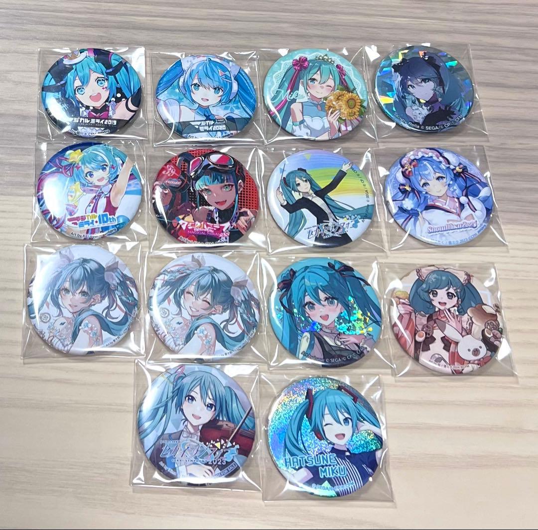 初音ミク 缶バッジ マジカルミライ プロセカ 雪ミク まとめ売り
