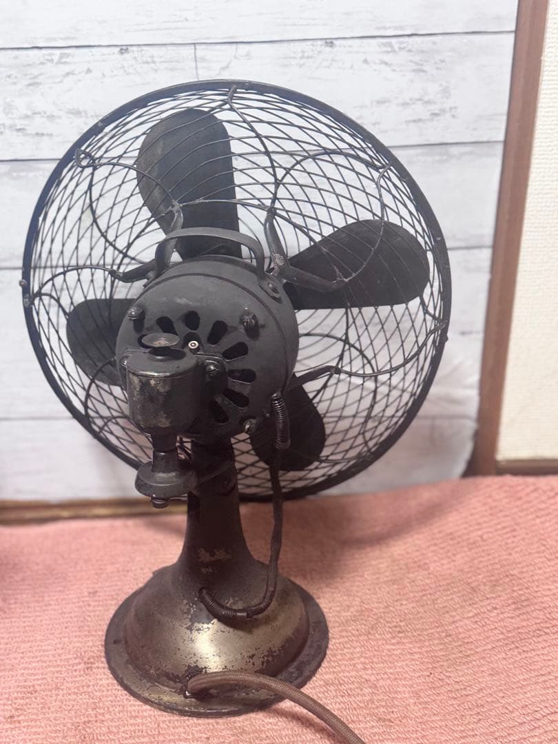 稼働品 扇風機（交流電気扇）C-7032 芝浦製作所 昭和レトロ アンティーク