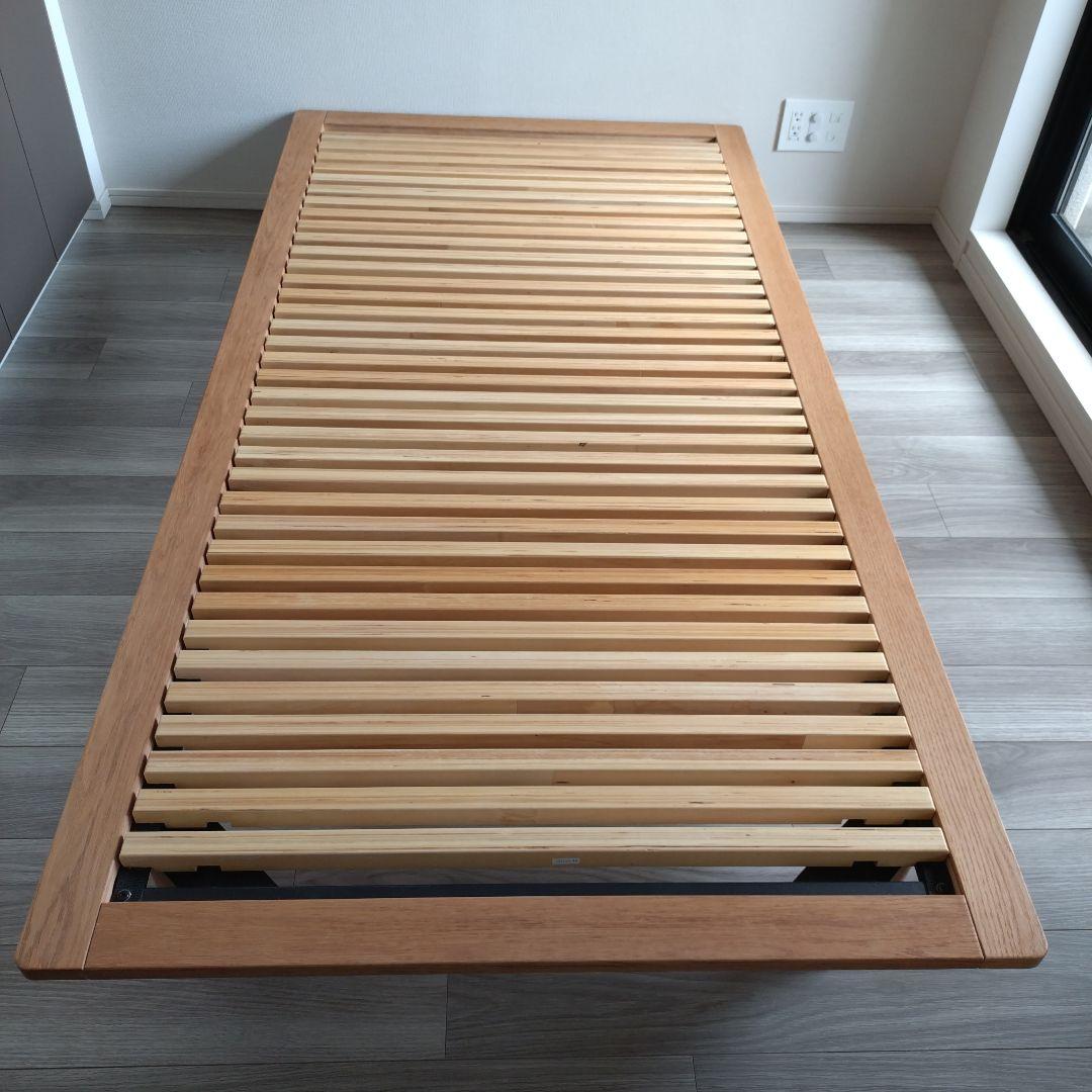 MUJI シングルベッドフレーム すのこベッド オーク