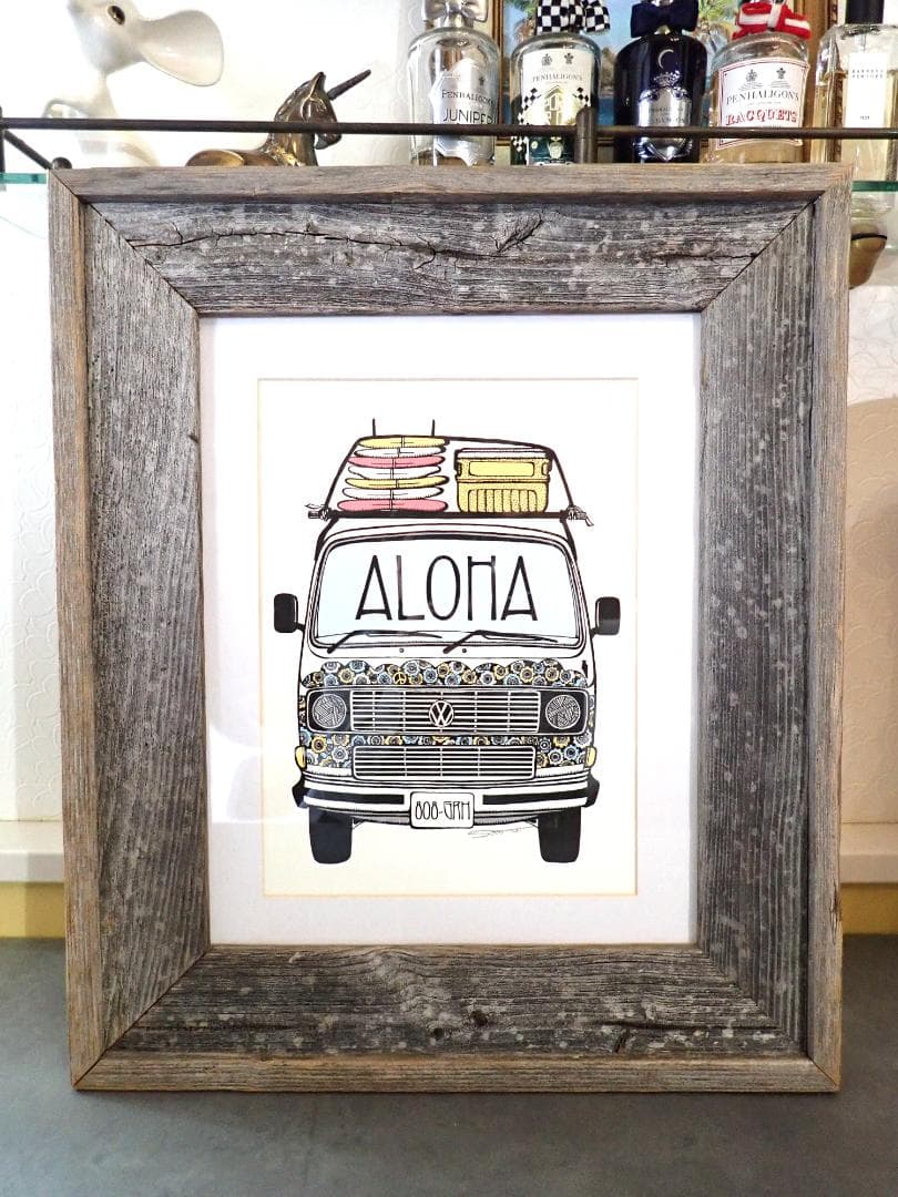 sho watanabe aloha vw bus 渡辺 将 ヴィンテージ絵画