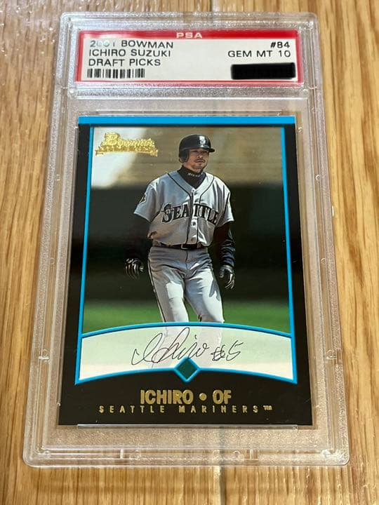 2001 BOWMAN DRAFT ICHIRO PSA 10 RC イチロー