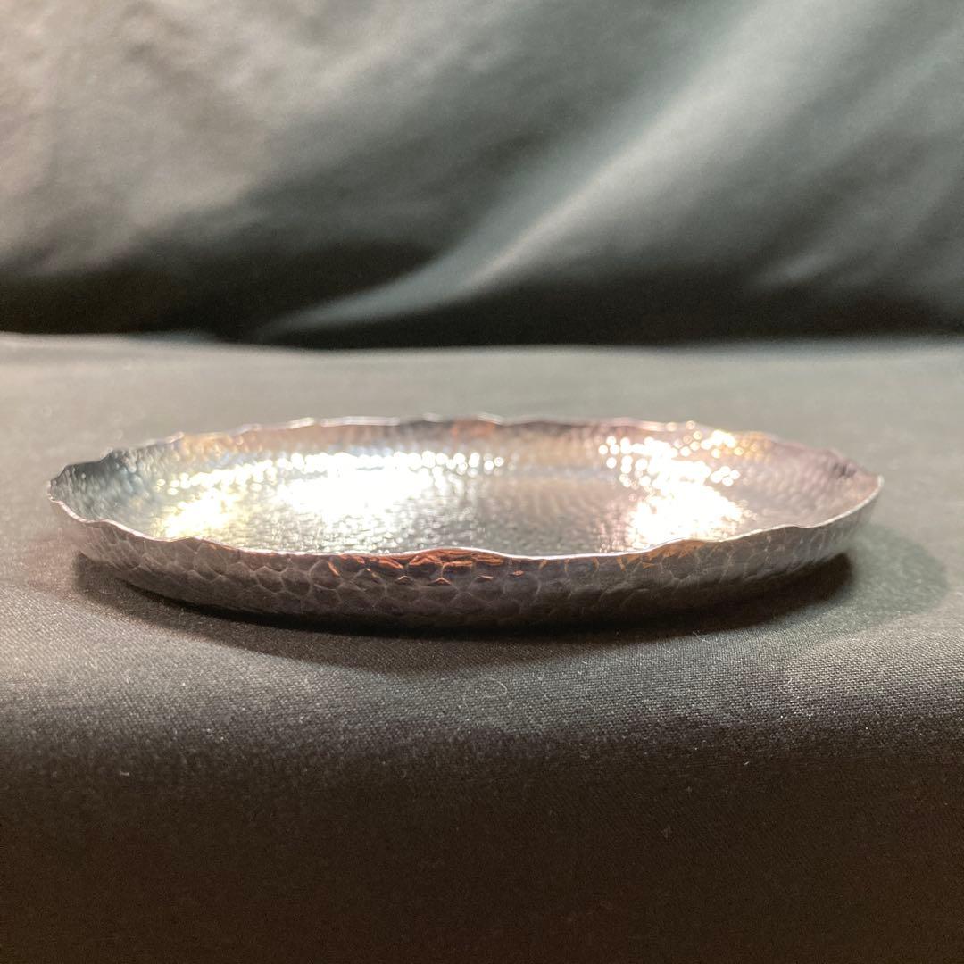 【純銀】青海波 純銀製 銀皿 約92.6g