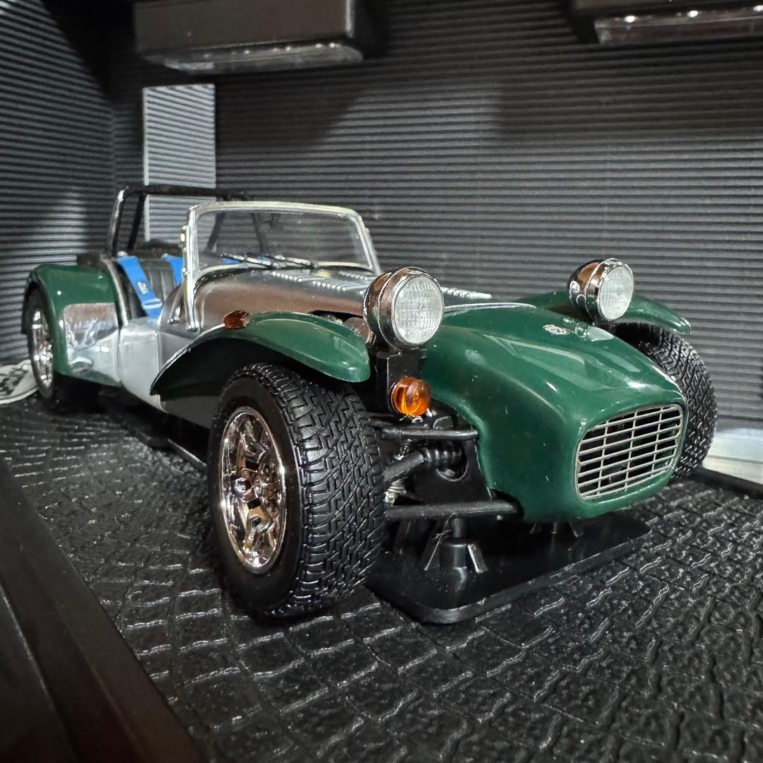 絶版未展示品 京商 1/18 ケーターハム スパー セブン グリーン