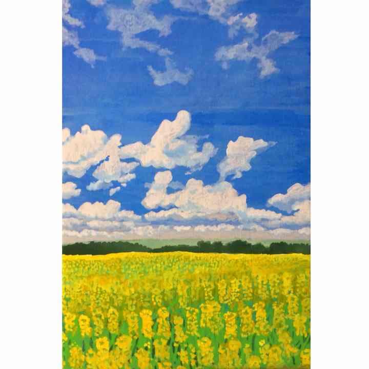 アクリルガッシュの風景画1