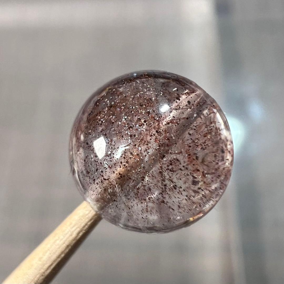 ピンクの輝き　ピンクファイヤークォーツ　ビーズ　4