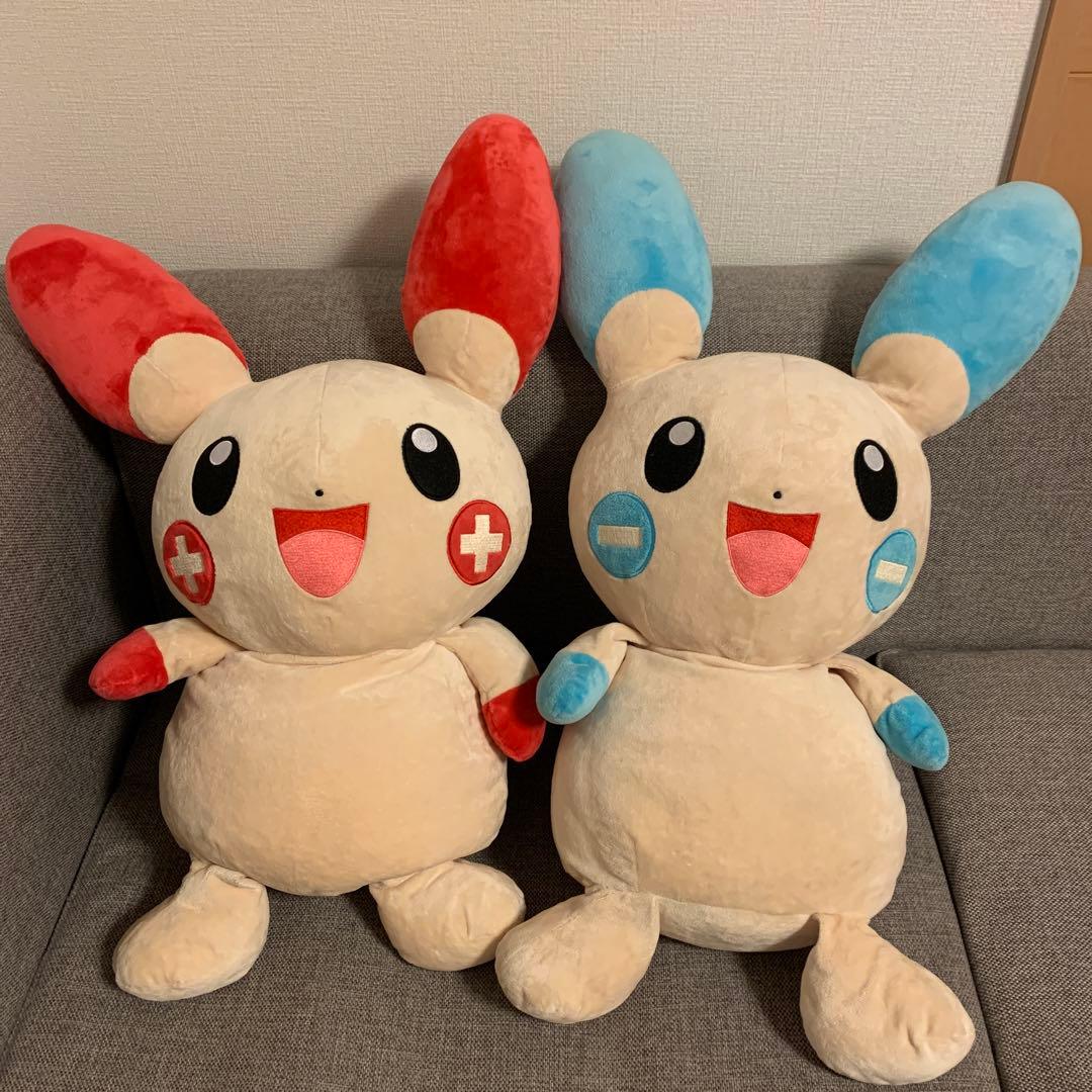 ポケモン　ハートランド　プラスル　マイナン　ぬいぐるみ