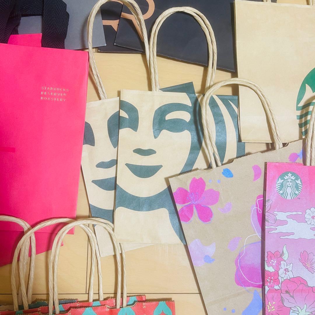 スターバックス　リワード限定オリジナルグッズ　ペーパーバッグ　ショッパー