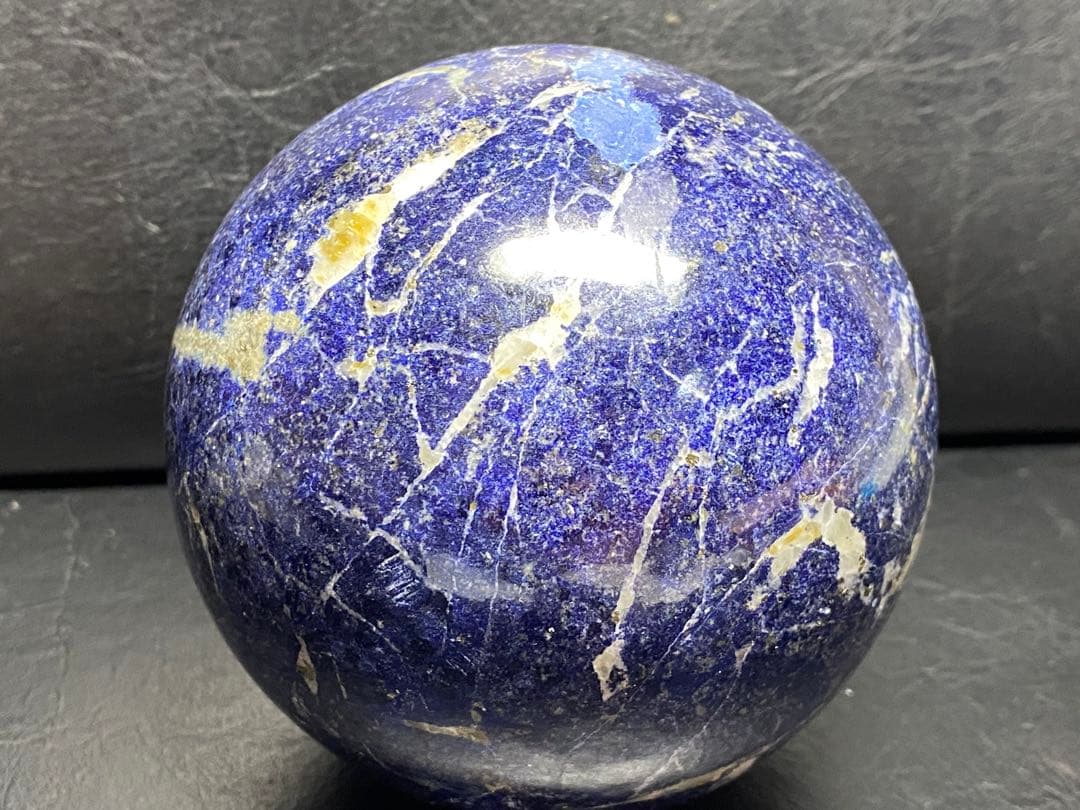 ラピスラズリ　丸玉　90mm 1.145kg 超巨大　天然石