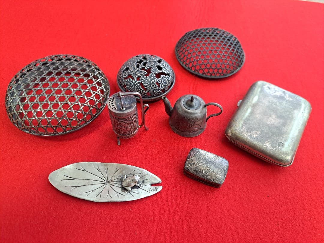 純銀 スターリングなど古美術品 366.9グラム