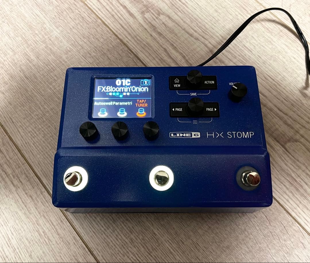 LINE 6 HX Stomp ブルー