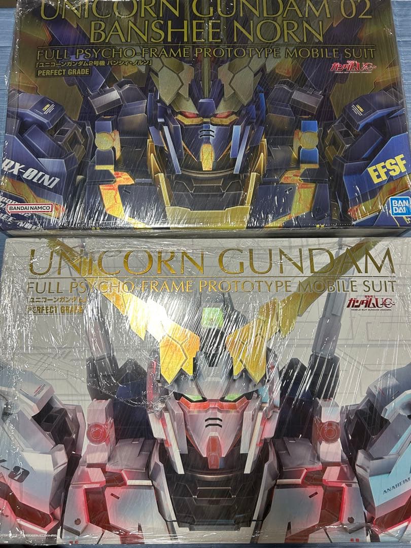 PG ユニコーンガンダム　バンシィ•ノルン　セット！