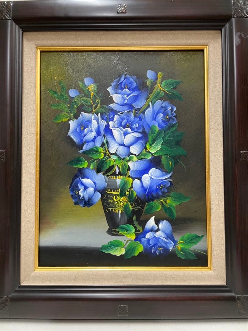 田代恵美 ( 油絵 F6 ) 表面 ガラス使用