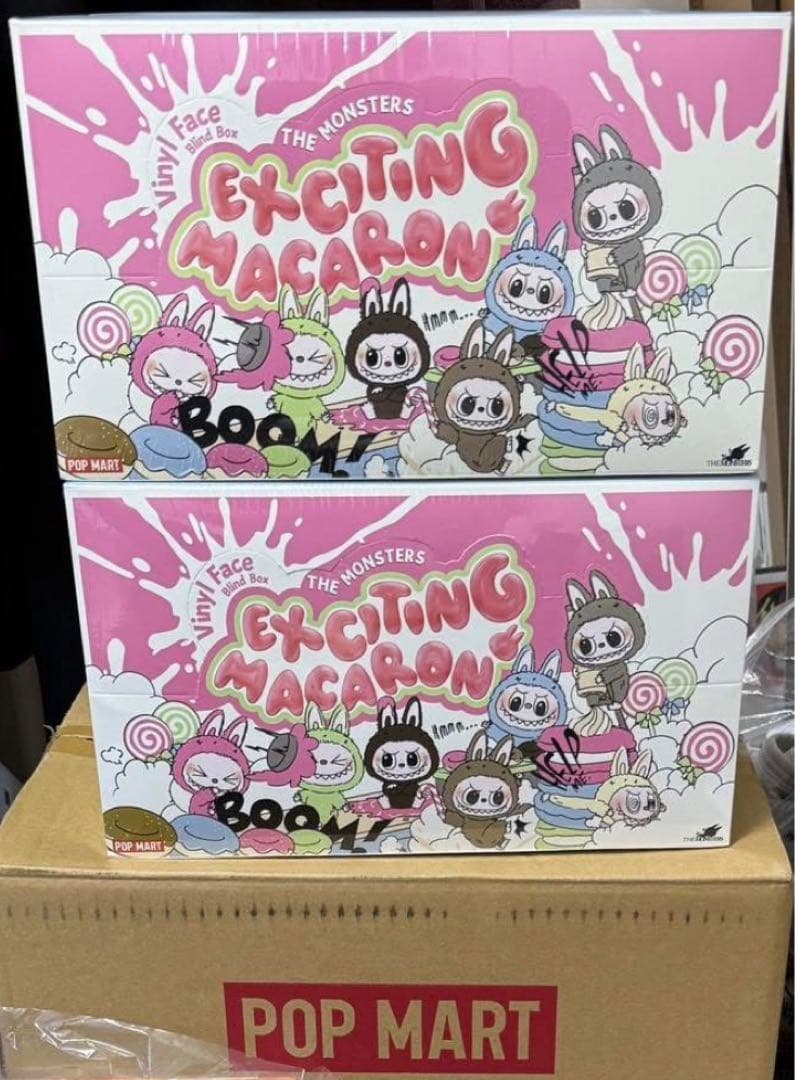 POP MART Exciting Macaron ぬいぐるみ 2箱セット