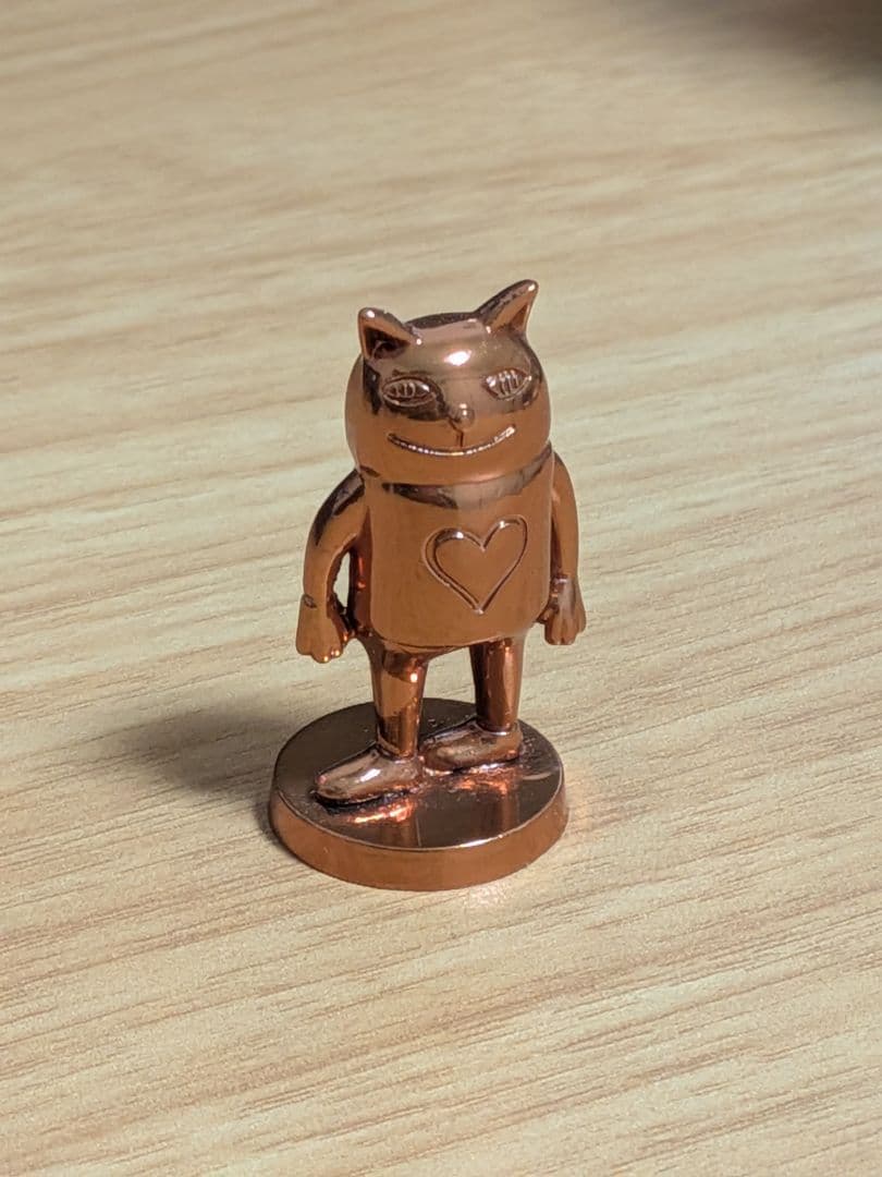 米津玄師　リイシューオールスターズ　メタルフィギュア　ネコ　猫　銅　ブロンズ