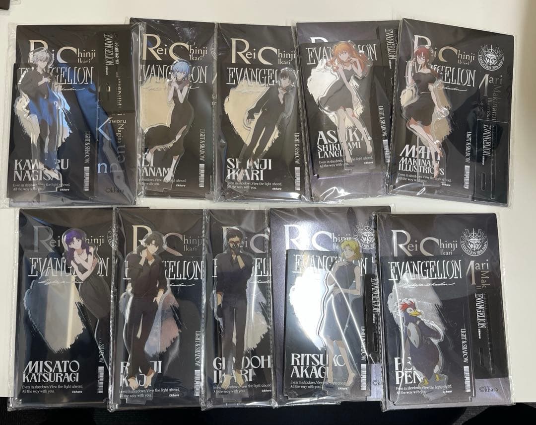 アクリルスタンド 全10種 EVANGELION Light & Shadow