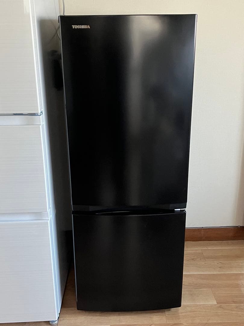 TOSHIBA 2022年製 冷蔵庫153L ブラックGR-T15BS