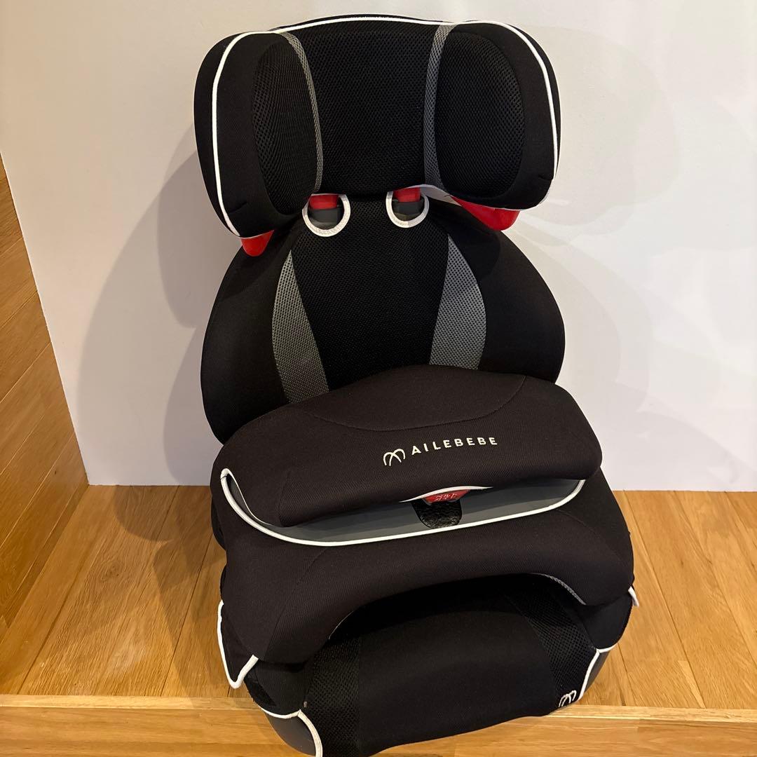 エールベベ ALC246 ジュニアシート ブラック