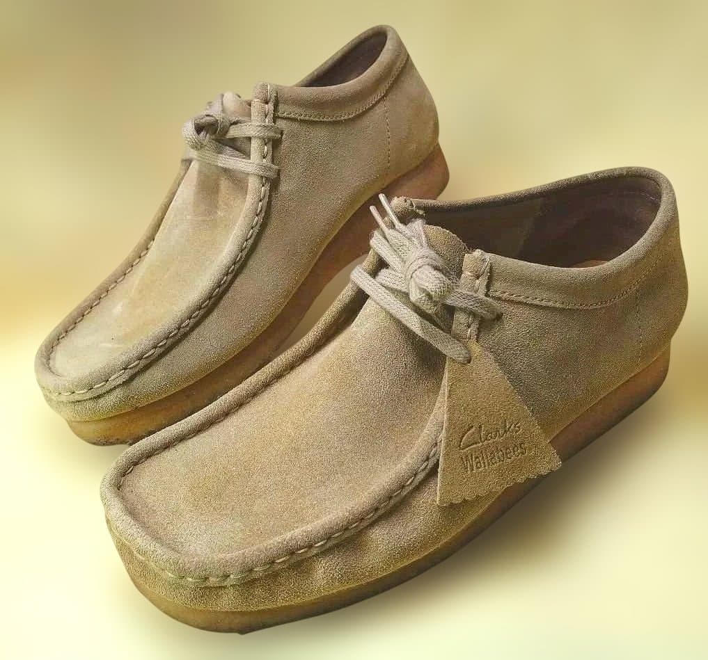 クラークス☆Clarksワラビーブーツモカシン　26.5ⅽⅿ