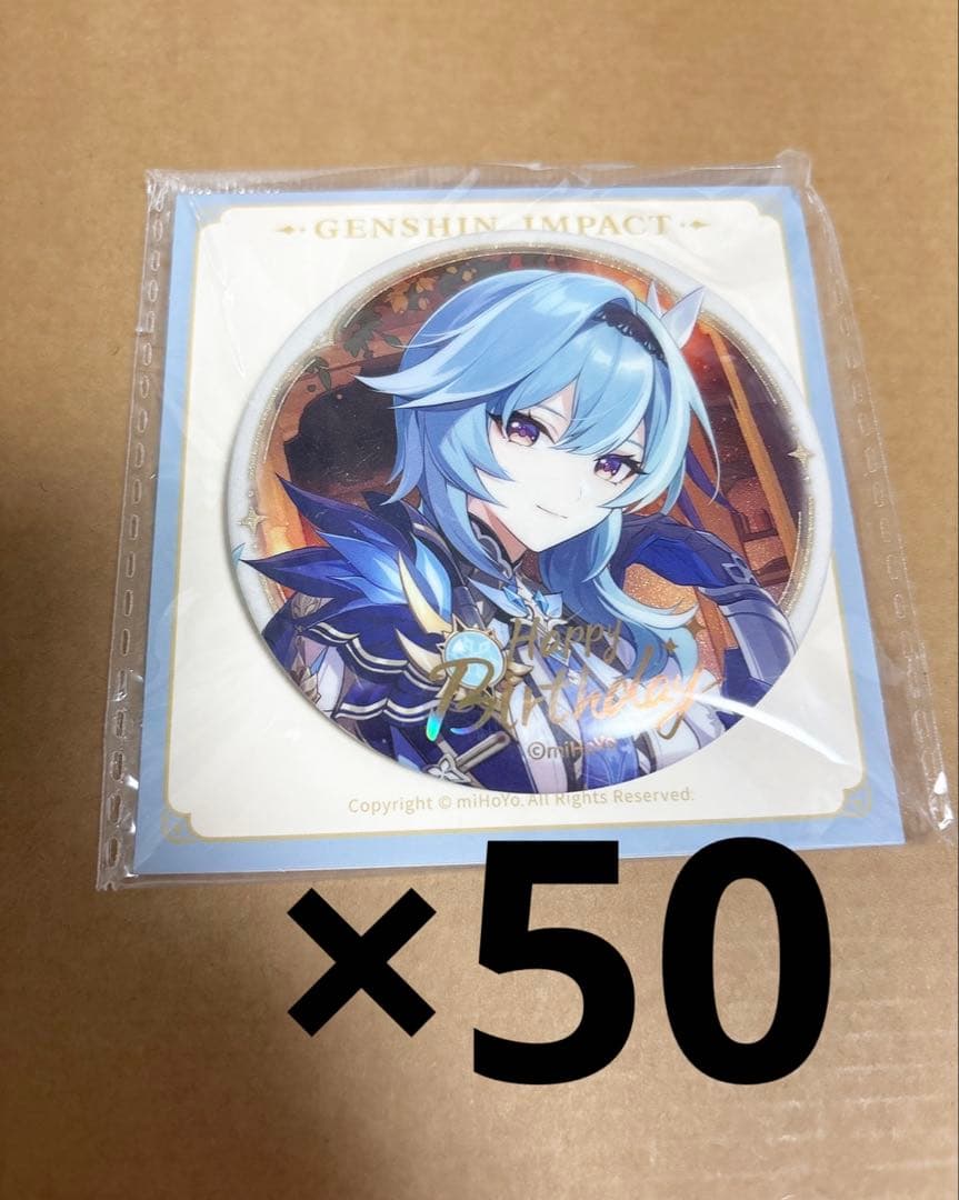 原神 エウルア 2023誕生日イラスト缶バッジ