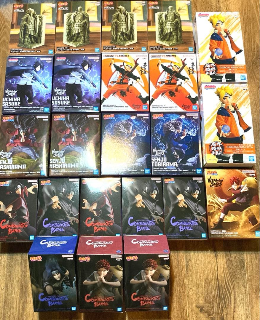 【未開封】 NARUTO　ボルト　サスケ　千手　我愛羅　マダラ　フィギュア