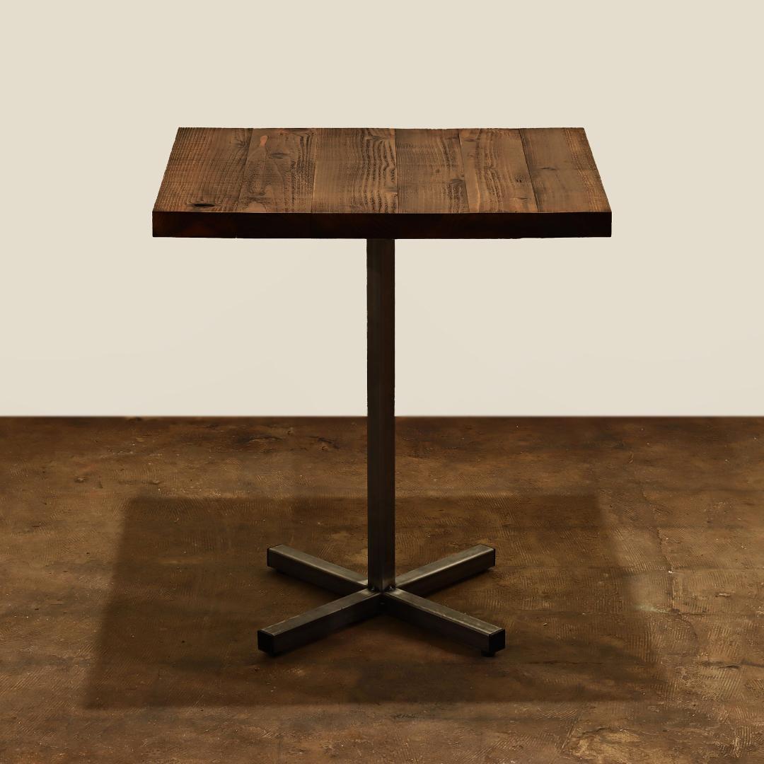 ヴィンテージ｜足場板｜カフェテーブル｜サイドテーブル｜ダークブラウン