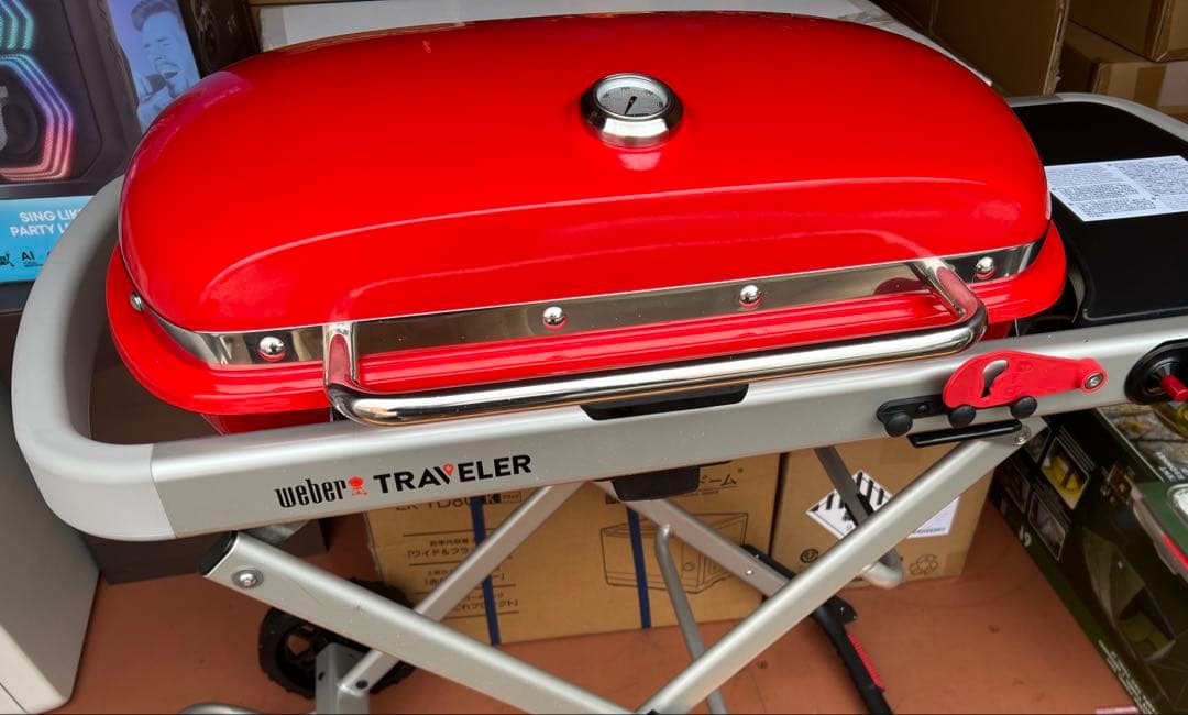 【未使用】Weber Traveler トラベラーガスグリル バーベキューコンロ