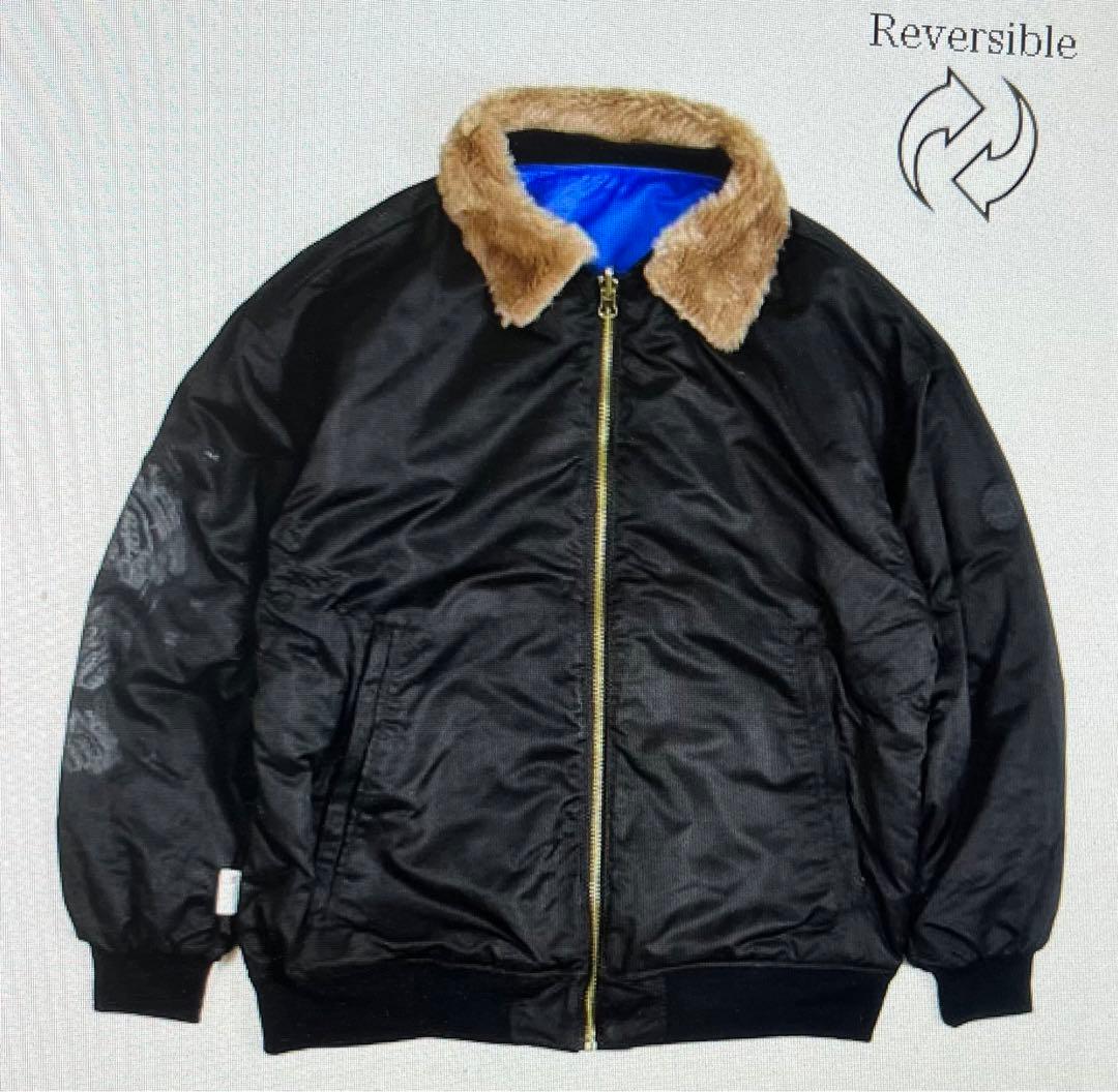 EVISEN REVERSIBLE FLIGHT JKT 新品 Lサイズ