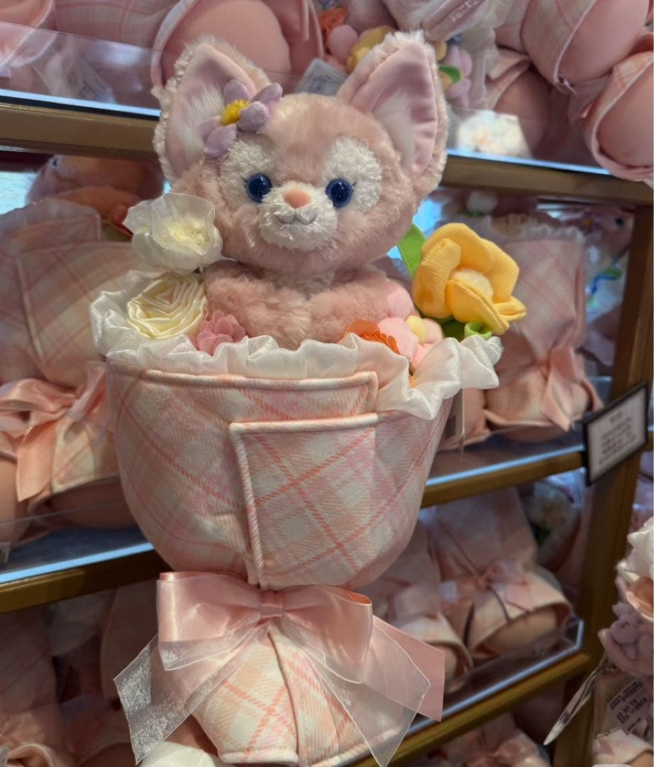 上海ディズニー　リーナベル　お花　ぬいぐるみ