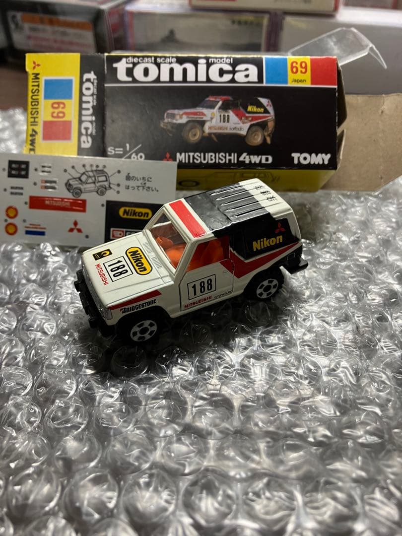 トミカ 日本製 No.69 三菱 パジェロ 泉書房 特注 シール未貼り